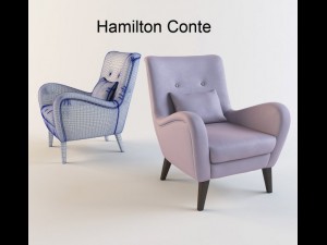 hamilton conte Modèle 3D