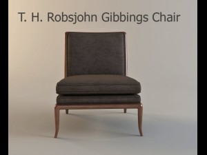 t h robsjohn gibbings chair Model 3D