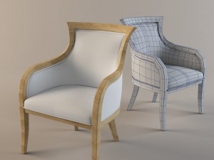 arnchair Modello 3D