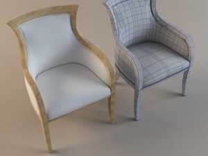 arnchair Modello 3D
