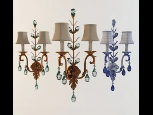 fine art lamps sconce 142550st 3D Model