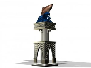 fish tower 3D Model
