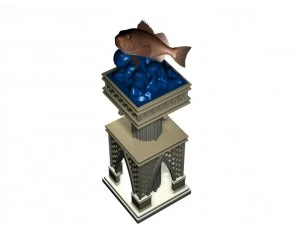 fish tower 3D Model