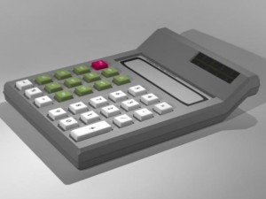 calculator Model 3D