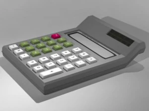 calculator 3D Model