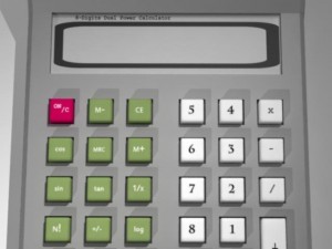 calculator Model 3D