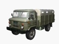 russian transport truck gaz66 Model 3D