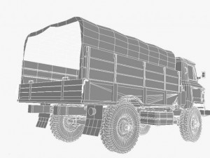 russian transport truck gaz66 Modelo 3D