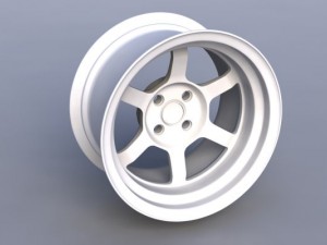 volk racing te37v Modèle 3D