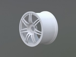 team dynamics v8 supercar 2013 wheel 3D Model