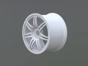 team dynamics v8 supercar 2013 wheel 3D Model