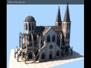 gothic environment assets 3Dモデル