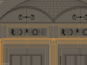 5x classic british phone both different shapes Modelo 3D