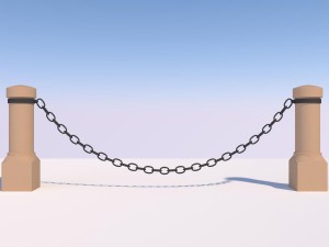 monument street chains Modelo 3D