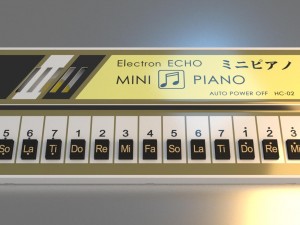 electron echo mini piano 3D Model in Toys 3DExport