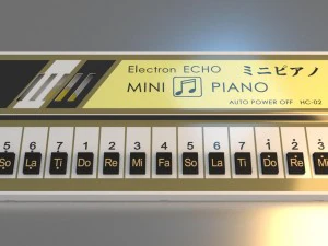 electron echo mini piano 3D Model