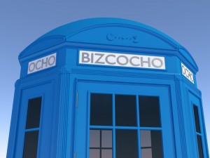 classic british phone both octogonal Modelo 3D
