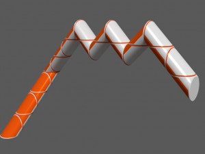 cylindrical snake puzzle 3D Model