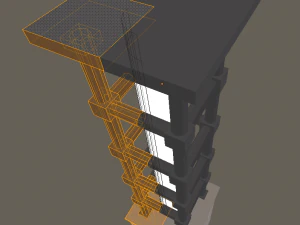 modular gates walls and fences set 3D Model