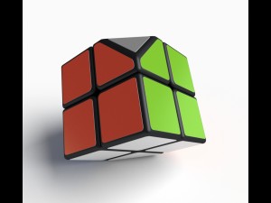 rare rubiks cube 2x2 puzzle 3D Model