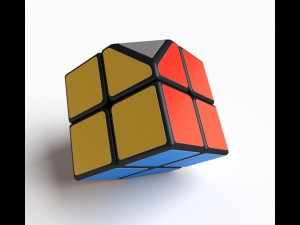 rare rubiks cube 2x2 puzzle 3D Model