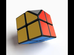 rare rubiks cube 2x2 puzzle 3D Model