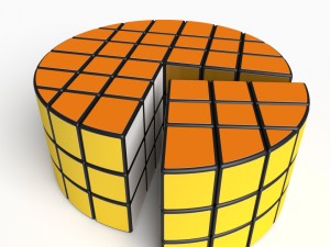 3d rare cube puzzle toy 3D 模型