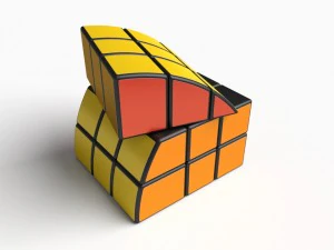 3d rare cube puzzle toy 3D Model
