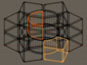 rubiks cube puzzle hexagon star Model 3D