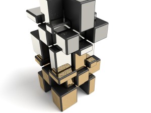 rubiks mirrorr cube 3x3x3 puzzle toy Modello 3D