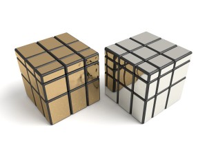rubiks mirrorr cube 3x3x3 puzzle toy Modello 3D