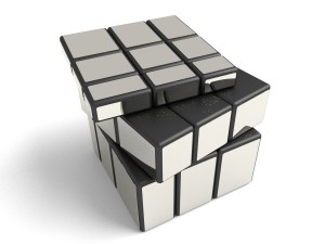 rubiks mirrorr cube 3x3x3 puzzle toy Modello 3D