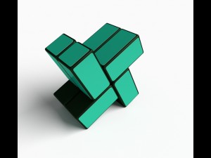 rare rubik cube puzzle 2x2 windmill 3Dモデル