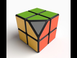 8x rare rubik cube puzzles set 3D Model