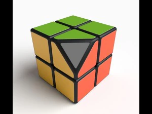 8x rare rubik cube puzzles set 3D Model