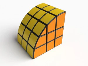 8x rare rubik cube puzzles set 3D Model