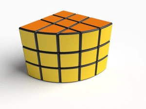8x rare rubik cube puzzles set 3D Model