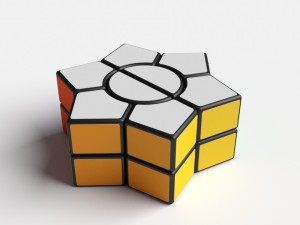 8x rare rubik cube puzzles set 3D Model