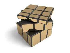 8x rare rubik cube puzzles set 3D Model