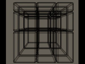 8x rare rubik cube puzzles set 3D Model