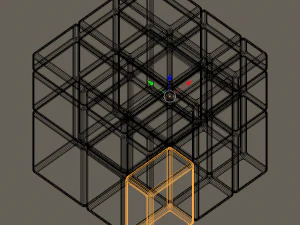8x rare rubik cube puzzles set 3D Model