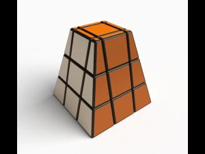 8x rare rubik cube puzzles set 3D Model