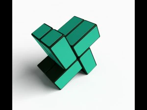 8x rare rubik cube puzzles set 3D Model