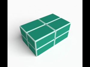 8x rare rubik cube puzzles set 3D Model