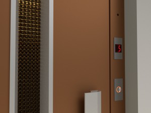 3d european vintage elevator - arched model 3Dモデル