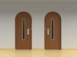 3d european vintage elevator - arched model 3Dモデル