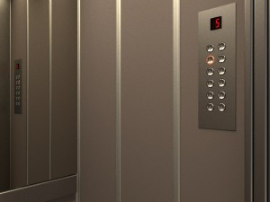 3d european vintage elevator - arched model 3Dモデル