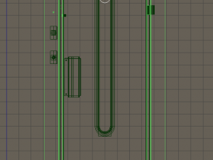 3d european vintage elevator - arched model 3Dモデル
