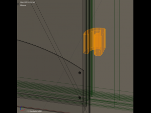 3d european vintage elevator - arched model 3Dモデル