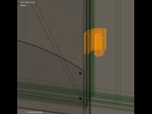 3d european vintage elevator - arched model 3D Model